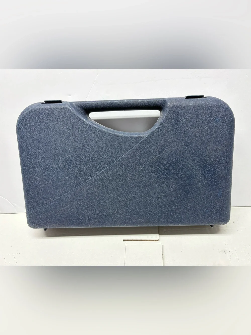 RARE Vintage Beretta 8” x 11.5” Blue Padded Pistol Gun ‘Made in USA’ Hard Case